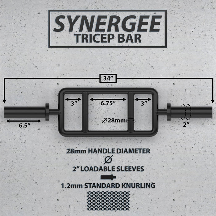Synergee Tricep Bar - Sweatfully
