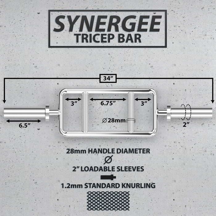 Synergee Tricep Bar - Sweatfully
