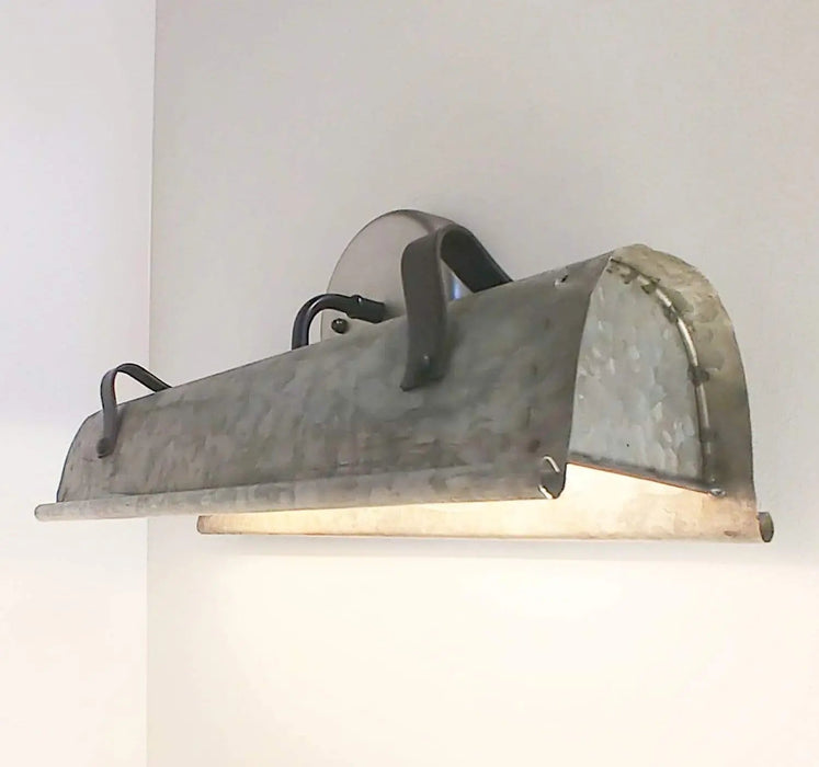 Galvanized Metal Wall Vanity Light - Sweatfully