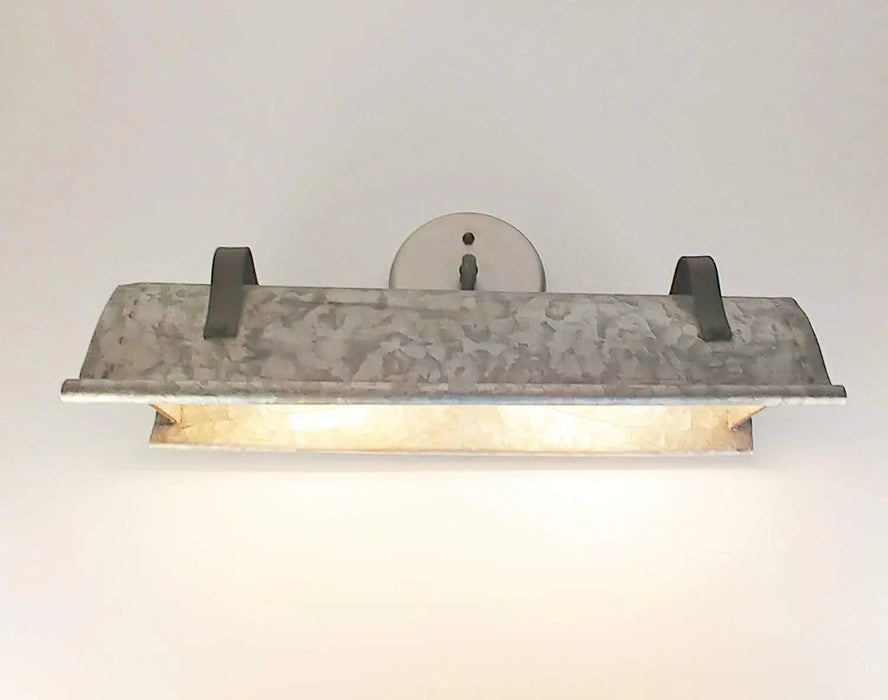 Galvanized Metal Wall Vanity Light - Sweatfully