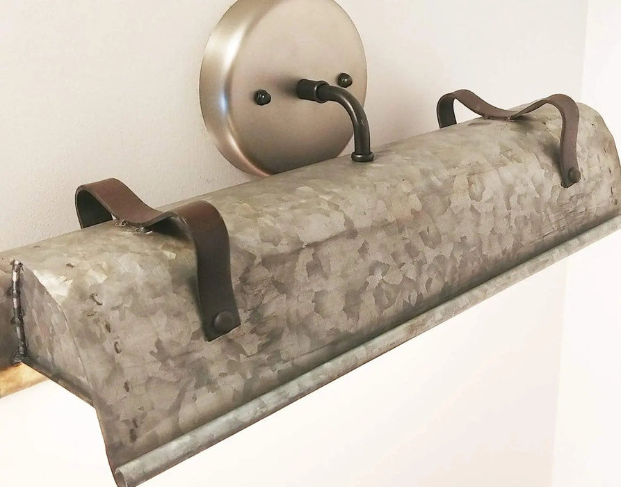 Galvanized Metal Wall Vanity Light - Sweatfully