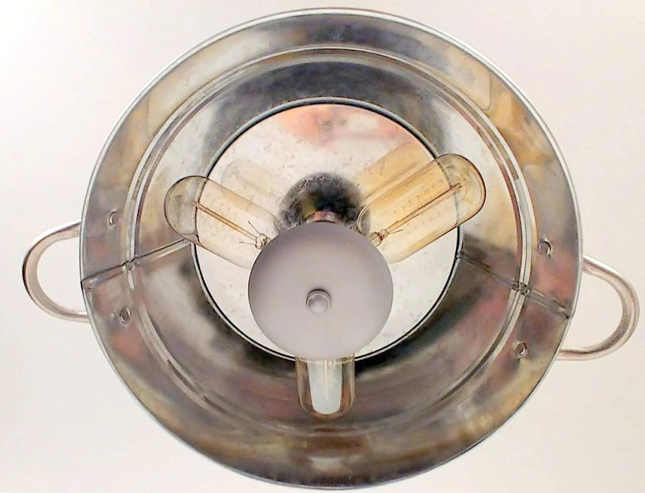 Galvanized Laundry Wash Tub Ceiling Light - Sweatfully