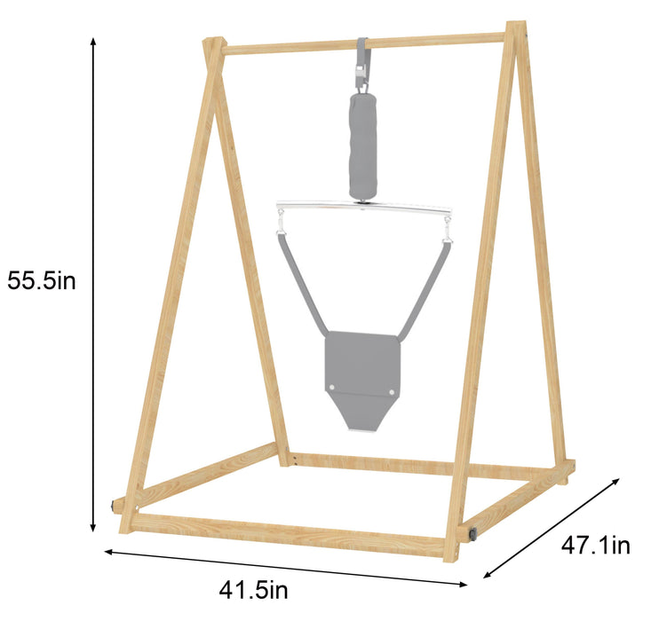 Tulip Foldable Baby Bouncer with Safety Harness | Lightweight & Portable Infant Seat - Sweatfully