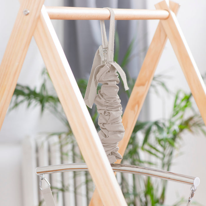 Tulip Foldable Baby Bouncer with Safety Harness | Lightweight & Portable Infant Seat - Sweatfully