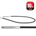 10 ft Concrete Vibrator Flexible Shaft Hose and Head - Sweatfully