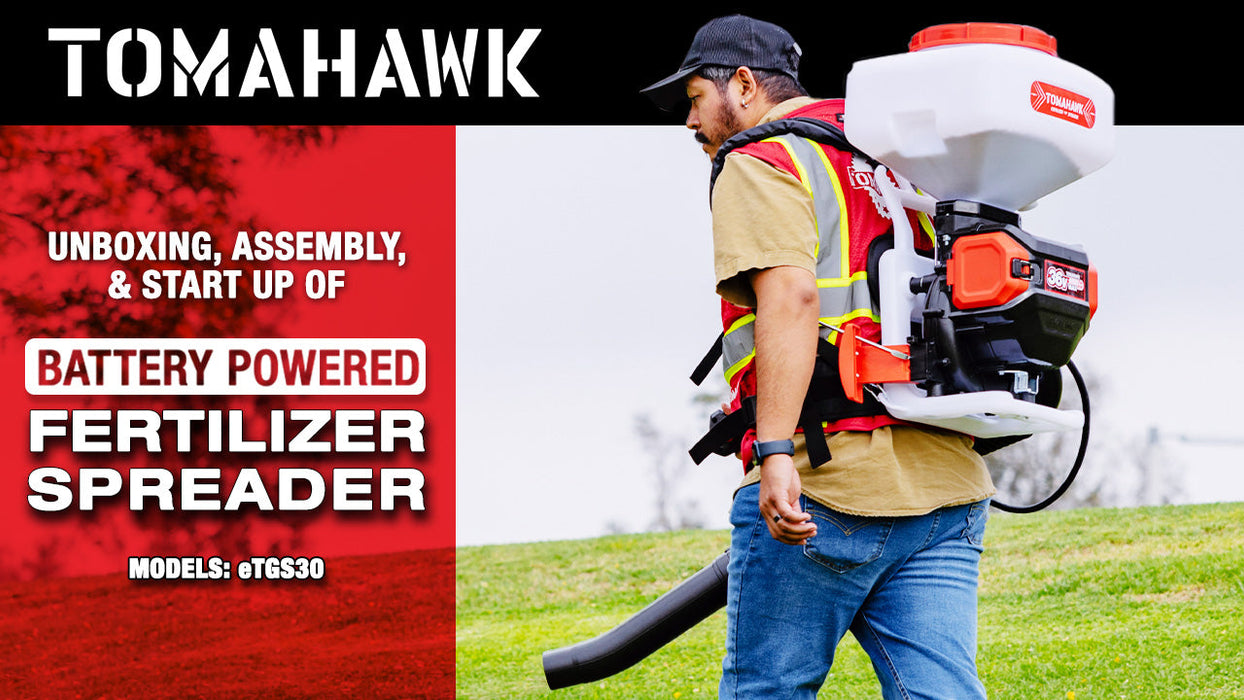 5 Gal Battery-Powered Fertilizer Spreader Broadcast Lawn Seed Ice Melt Salt - Sweatfully