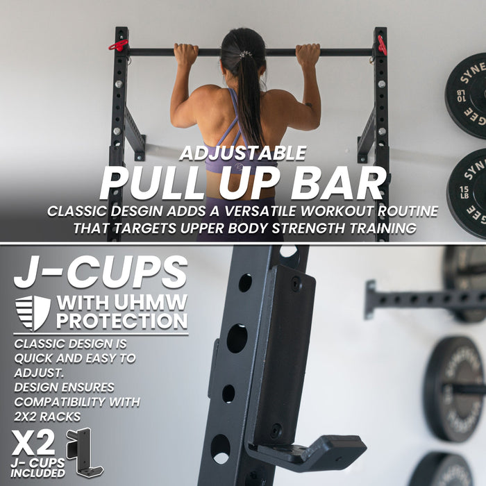 Synergee 2200 Series Wall Mounted Squat Rack - Sweatfully