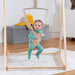 Tulip Foldable Baby Bouncer with Safety Harness | Lightweight & Portable Infant Seat - Sweatfully