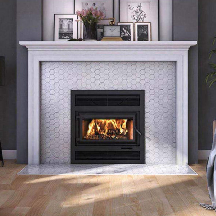 Ventis Large Sized Single Door Wood Burning Fireplace With 2,200 Square Feet Heating Capacity [HE250R] (SAK49120) - Sweatfully