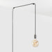 Voronoi I Plug-In Pendant in Graphite - Sweatfully