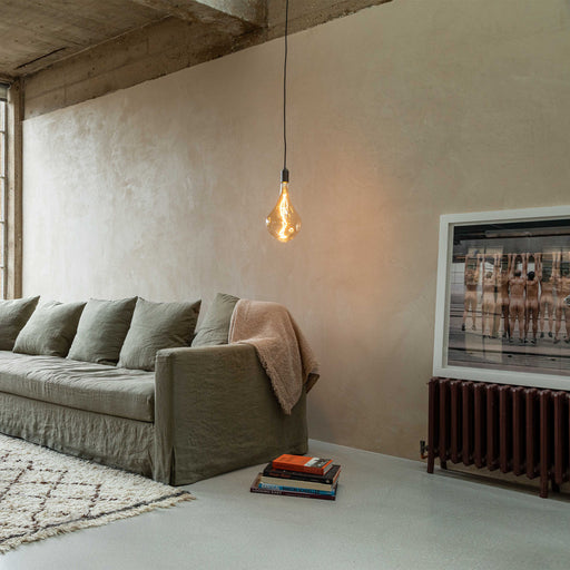 Voronoi III Plug-In Pendant in Brass - Sweatfully