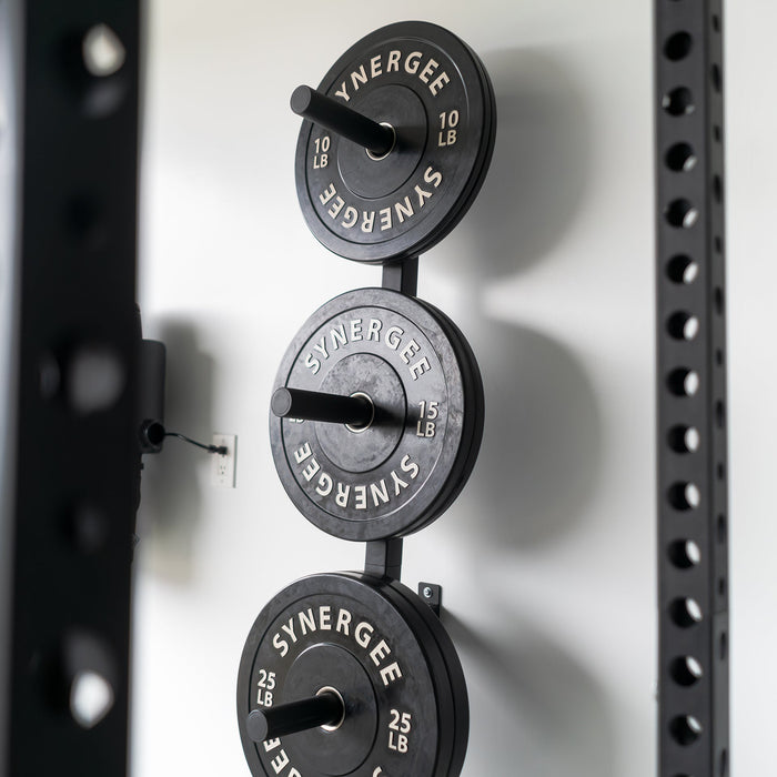 Synergee Weight Plate Wall Storage Rack - Sweatfully