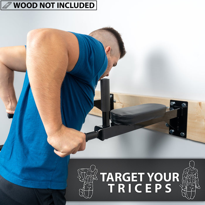 Synergee Wall Mounted Dip Station - Sweatfully