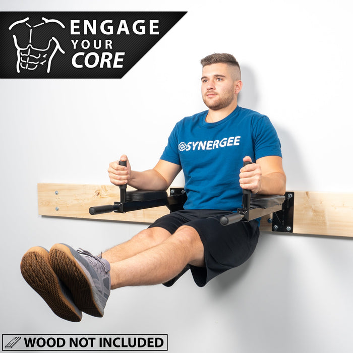 Synergee Wall Mounted Dip Station - Sweatfully