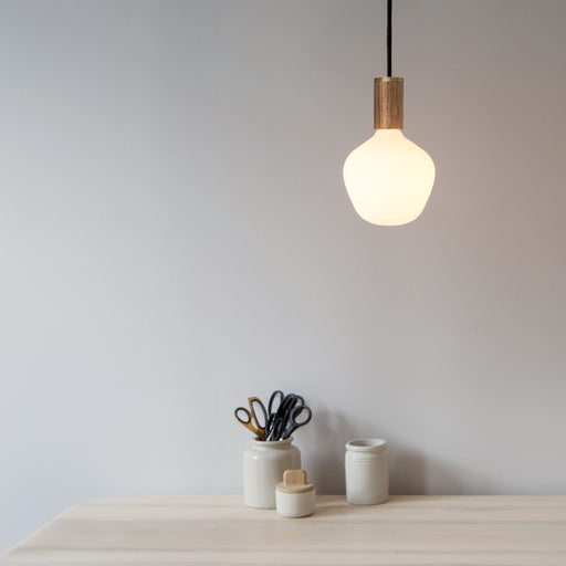 Enno Pendant Light in Walnut - Sweatfully
