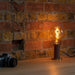 Knuckle Table Lamp in Walnut + Voronoi I - Sweatfully