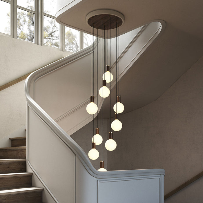 Nine Pendant in Walnut + Sphere IV - Sweatfully