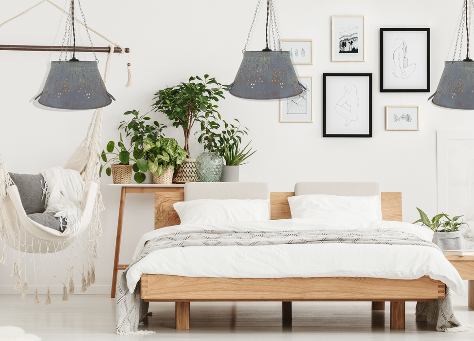 Weathered Galvanized Chandelier Light Fixture - Sweatfully
