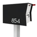 NEW! The Retrobox Locking Package Dropbox in JET BLACK - Modern Mailbox - Sweatfully
