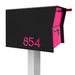 NEW! The Retrobox Locking Package Dropbox in JET BLACK - Modern Mailbox - Sweatfully