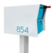 NEW! The Retrobox Locking Package Dropbox in ARCTIC WHITE - Modern Mailbox - Sweatfully