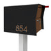 NEW! The Retrobox Locking Package Dropbox in JET BLACK - Modern Mailbox - Sweatfully
