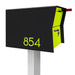 NEW! The Retrobox Locking Package Dropbox in JET BLACK - Modern Mailbox - Sweatfully