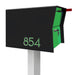 NEW! The Retrobox Locking Package Dropbox in JET BLACK - Modern Mailbox - Sweatfully