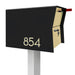 NEW! The Retrobox Locking Package Dropbox in JET BLACK - Modern Mailbox - Sweatfully