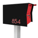NEW! The Retrobox Locking Package Dropbox in JET BLACK - Modern Mailbox - Sweatfully