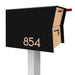 NEW! The Retrobox Locking Package Dropbox in JET BLACK - Modern Mailbox - Sweatfully