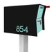 NEW! The Retrobox Locking Package Dropbox in JET BLACK - Modern Mailbox - Sweatfully