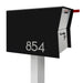 NEW! The Retrobox Locking Package Dropbox in JET BLACK - Modern Mailbox - Sweatfully