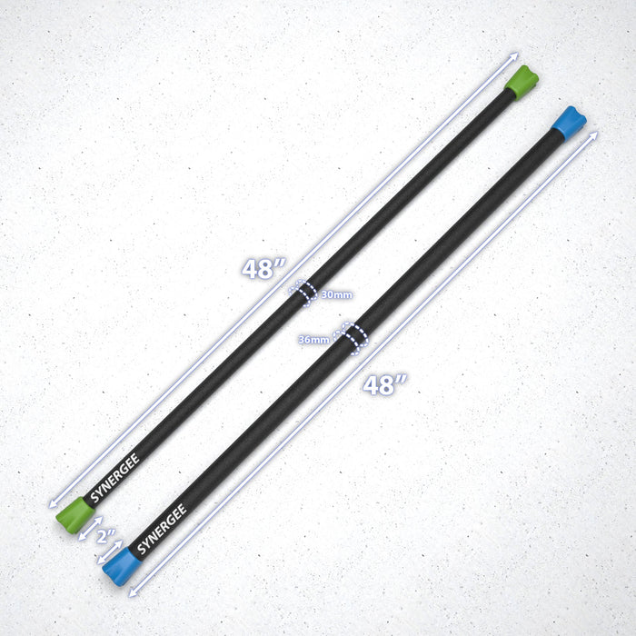 Synergee Weighted Workout Bars - Sweatfully