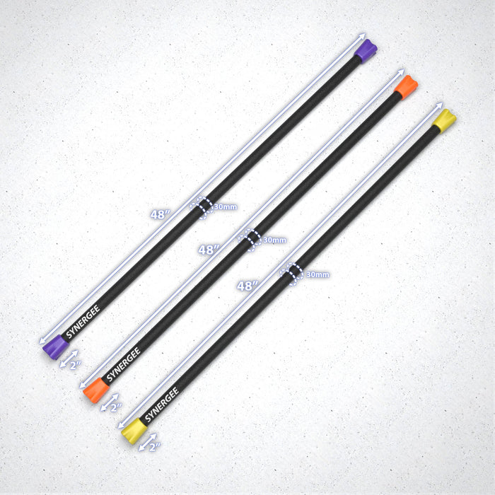 Synergee Weighted Workout Bars - Sweatfully