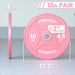 Synergee Pink EZ Grip Bumper Plates - Sweatfully
