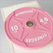 Synergee Pink EZ Grip Bumper Plates - Sweatfully