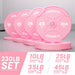 Synergee Pink EZ Grip Bumper Plates - Sweatfully