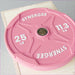 Synergee Pink EZ Grip Bumper Plates - Sweatfully