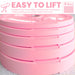 Synergee Pink EZ Grip Bumper Plates - Sweatfully
