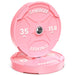 Synergee Pink EZ Grip Bumper Plates - Sweatfully