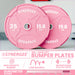 Synergee Pink EZ Grip Bumper Plates - Sweatfully