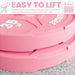Synergee Pink EZ Grip Bumper Plates - Sweatfully