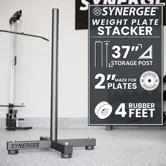 Synergee Weight Plate Stacker - Sweatfully