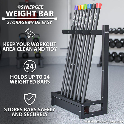Synergee Weight Bar Rack - Sweatfully