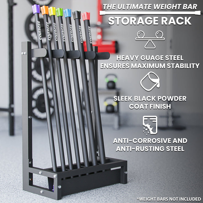 Synergee Weight Bar Rack - Sweatfully