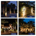 Brass In-ground Well Lights, Low Voltage IP65 Waterproof 12V LED Outdoor Landscape Lighting (Small 2206A) - Sweatfully