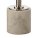 White Marble & Metal Table with Pedestal Base - Sweatfully