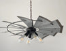 Farmhouse Windmill Chandelier Lighting Fixture 30" - Sweatfully