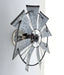 Galvanized Windmill Farmhouse Wall Sconce Light - Sweatfully
